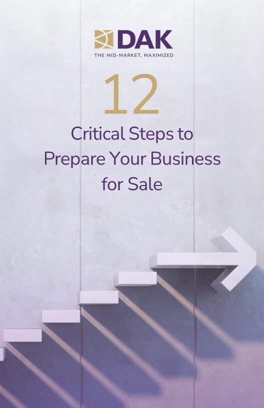 DAK 12 Critical Steps to Prepare Your Business for Sale