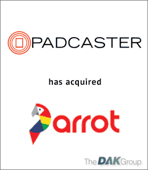 Padcaster acquires Parrot